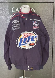 Vintage Nascar Miller Lite Rusty Wallace Racing Jacket Winston Cup Chase 90s - Picture 1 of 12