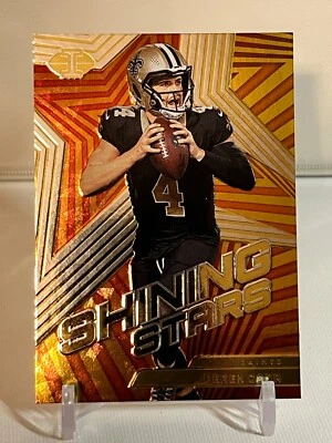 Derek Carr 2023 Panini Illusions Shining Stars  #6 New Orleans Saints - Image 1 of 2