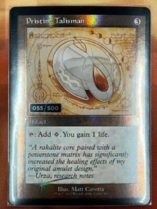 Pristine Talisman - Foil - Retro Schematic - Serialized - Near Mint