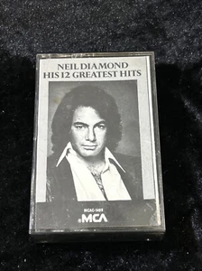 Neil Diamond – His 12 Greatest Hits - Tested Cassette MCA Records 1974 - Picture 1 of 3