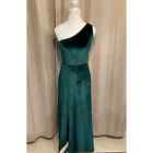 Women’s Baltic Born Tatiana Velvet One Shoulder Maxi Dress - Emerald -Size Small