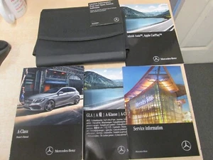 MERCEDES A-CLASS W176 OWNERS MANUAL HANDBOOK 2015-2018 WALLET - Picture 1 of 1