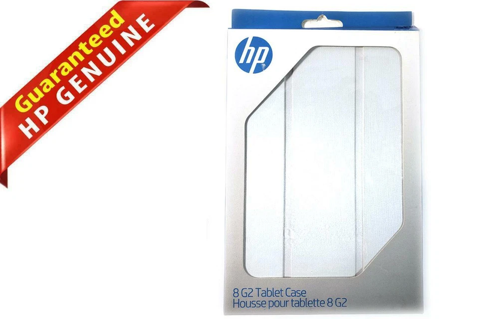 New OEM HP 8 G2 1411  Tablet  Case J6N94AA#ABL  WHITE - Image 1 of 4