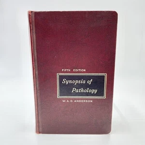 Synopsis of Pathology 5th Print 1960 Medical Reference HC book by WAD Anderson - Imagen 1 de 12