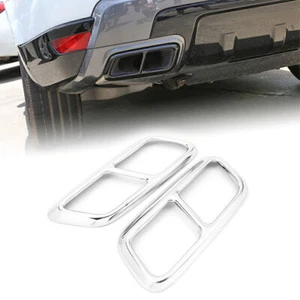 Cubierta de tubo de escape silenciador para Land Rover Range Rover Sport 2018-19 plateada - Imagen 1 de 5