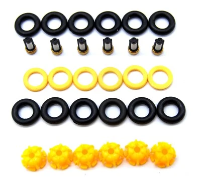 FUEL INJECTOR SERVICE KIT FOR BMW 3 5 SERIES E30 E28 M20 B20 B25 0280150715 - Image 1 of 4