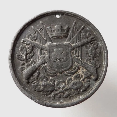 GERMANY old zinc unknown shooting medal German or Prussian rifle associations - Image 1 of 4