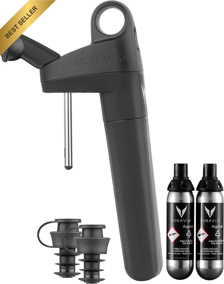 Pivot+ Wine Preservation System, Black - image 1 of 2