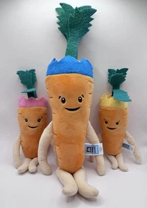 Aldi Kevin Carrot And Kids Plush 2020 With Crowns - Picture 1 of 5