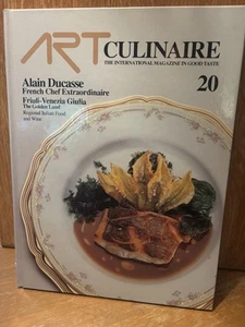 ART CULINAIRE Spring 1991 Issue 20 Hardcover Culinary Magazine Alain Ducasse - Picture 1 of 1