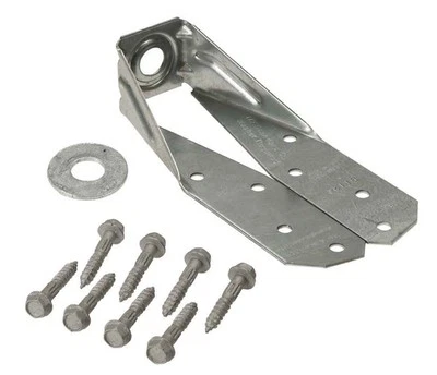 SIMPSON STRONG-TIE Simpson DTT2Z Deck Tension Tie W/1.5" SDS Screws - Zmax Finish