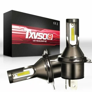 1PAIR H4 HB2 9003 LED Headlight Kit Globes Bulbs Auto Car Replace vs HID Halogen - Picture 1 of 11