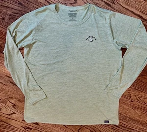 Patagonia Fishing Shirt Mens XL Capilene Cool Long Sleeve Fish Graphic Green NEW - Picture 1 of 6