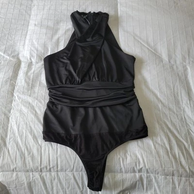 Nuevo con etiquetas Bebe Sexy Negro Sólido Body de Una Pieza Traje de Baño Talla Marea marina pequeña nueva Foto 1 de 4