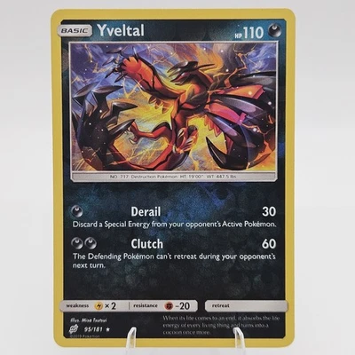 Yveltal 95/181 Reverse Holo S&M Team Up Pokemon Card - Image 1 of 2