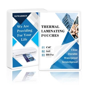 500 Pack 5mil 2.25“x3.75" Thermal Laminating Pouches Badge Laminate Pouches C... - Picture 1 of 7