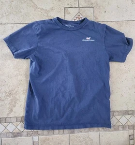 Boys Vineyard Vines Blue whale T Shirt Short Sleeves M - Picture 1 of 3