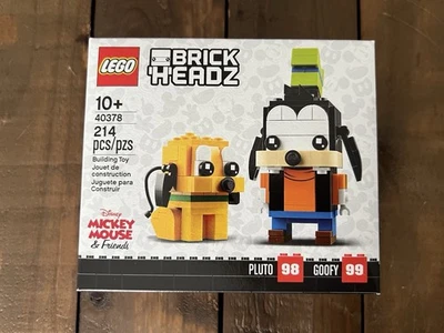 LEGO BrickHeadz: Disney Mickey Mouse & Friends Pluto #98 & Goofy #99 (40378) Foto 1 de 4