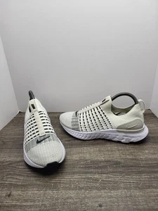 Nike React Flyknit Phantom Slip on Sneakers Sz 6.5 Running Shoes DV2139-100 - Picture 1 of 10