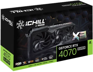 INNO3D GEFORCE RTX 4070 SUPER 12GB GDDR6X SUPER ICE DRAGON Graphics Card Gaming - Picture 1 of 3