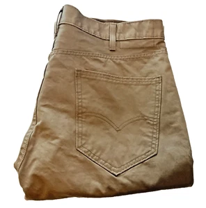 LEVIS Strauss & Co CHINO Army Green Khaki Pants Size 38x34 *fit 38x33 CW1015 - Picture 1 of 19