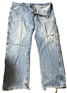 Wrangler~Jeans~42x30~Blue Denim~47MWZDS~Advanced Comfort~Cowboy Cut~Distressed - Bild 1 von 11