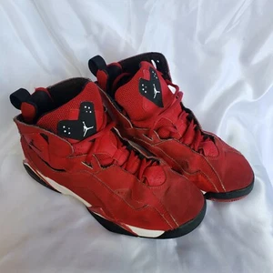 Jordan Youth Red 343795-610 True Flight Lace Up Basketball Shoes Size 6 Y - Picture 1 of 6