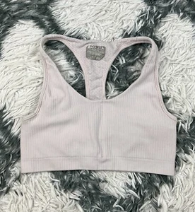 Athleta Women's Beige Sports Bra Size Small - Picture 1 of 5