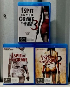 I Spit on Your Grave Trilogy - Region B Bluray Set, 2010-2015. - Picture 1 of 9