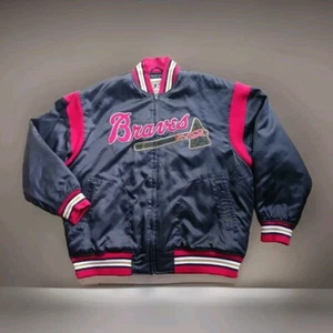 Giacca Milwaukee Braves uomo 2XL 60 Mitchell Ness MLB baseball vintage pesante 1957 - Foto 1 di 5