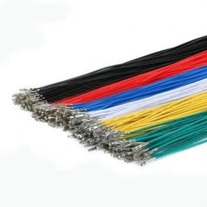 DuPont 2.54mm Terminal Wire Single /Double Head Crimp Connector Cable 25cm 24AWG - Picture 1 of 7