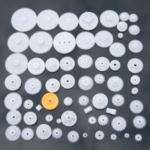 64PCS Plastic WheelsGears Set Shaft Motor for Robot Toy Car Model DIY Making Kit - Picture 1 of 10