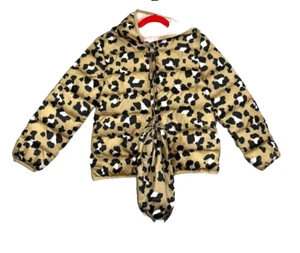 Epic Threads, Girls 6x, Tan Animal Print, Girls Puffer Jacket With Sack Bag NWT - Picture 1 of 5