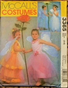 McCall's 3365 Girls Flower Fairy Costume (Dress, Skirt & Wings) 3-4-5-6-7-8 - Picture 1 of 2