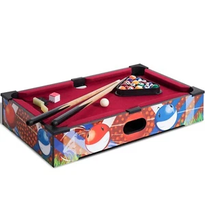 20in Mini Pool Table Billiard Set Tabletop Portable Pool Arcade Game Table Kids - Picture 1 of 12