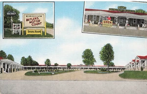DE COLECCIÓN CHARLESTON SC SOUTH CAROLINA POSTAL MAYORDOMO CORTE MOTOR MOTEL 052523 - Imagen 1 de 2