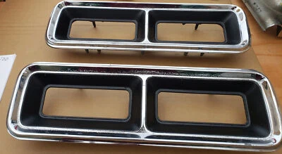 Chevrolet Camaro 1968 par de biseles de luz trasera.  (422) Foto 1 de 2