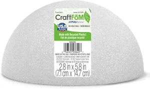 FloraCraft CraftF‚Äö√¢√†‚àö√üM Halbkugel 2,8 x 5,8 Zoll weiß - Bild 1 von 2