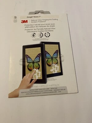 New 3M Natural View Fingerprint Fading Screen Protector for Google Nexus 10"  - Image 1 of 2