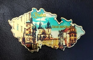 FRIDGE MAGNET SOUVENIR PRAHA PRAGUE CZECH REPUBLIC CHURCH OF OUR LADY BEFORE TYN - Picture 1 of 6