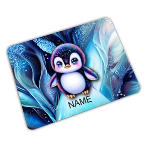 Schneidebrett personalisiert Pinguin mit Name /Vesperbrett / Brotzeitbrett - Bild 1 von 10