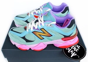 New Balance 9060 Warped Multi Colour Green Pink UK 5 10 11 12 US U9060WRB New - Picture 1 of 12