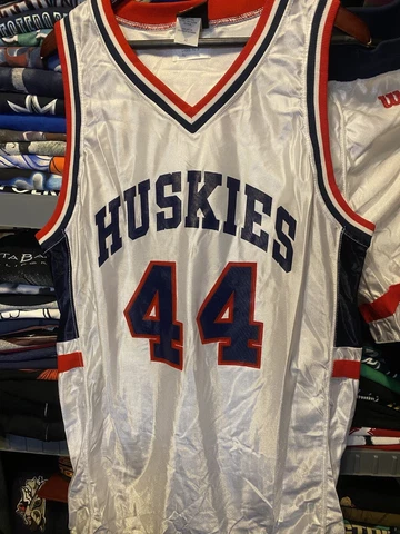 Vintage UConn Huskies Jersey + Shorts Sample Mens Large Wilson Connecticut NCAA Cover