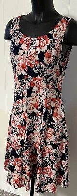 Perceptions New York Woman’s Small Casual Floral Tank A Line Dress  - Image 1 of 4