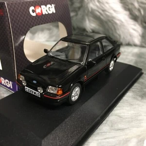 NEW Corgi Vanguards 1:43 Ford Escort Mk4 XR3i Black VA14307A - C329 WLD - Picture 1 of 2