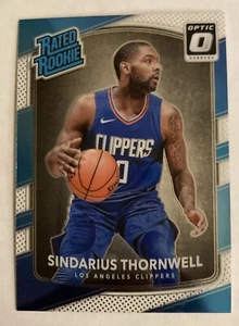 2017-18 Sindarius Thornwell Donruss Optic RC Rated Rookie #194 LA Clippers - Picture 1 of 2