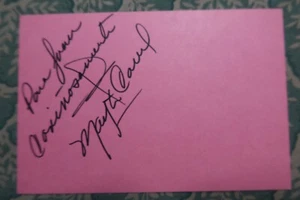 Mayte Carol - MEXICAN CINEMA - Frente al destino - The Wailer 2-Autographed 1983 - Picture 1 of 2