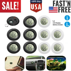 Mini Digital LCD Thermometer Hygrometer Humidity Temperature Meter Indoor Tester - Picture 1 of 12