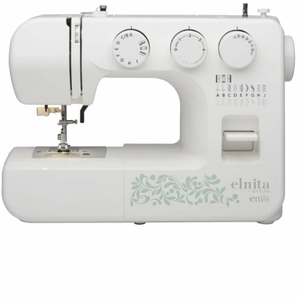 Elna Elnita EM16 Mechanical Sewing and Quilting Machine with 16 Stitches & Bonus - Image 1 of 1