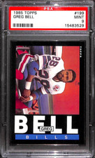 1985 Topps #199 GREG BELL PSA 9 15483529